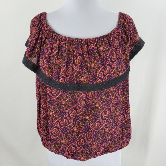 Mossimo Blouse Top On/Off Shoulder - Picture 2 of 8